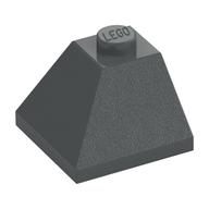 Brick Sloped 45° 2 x 2 Double Convex (Dark Bluish Gray)