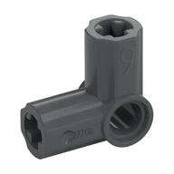 Technic Axle and Pin Connector Angled #6 - 90° (Dark Bluish Gray)