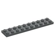 Plate 2 x 10 (Dark Bluish Gray)