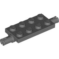 Plate Special 2 x 4 with Pins (Dark Bluish Gray)