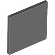 Road Sign Clip-on 2 x 2 Square (Dark Bluish Gray)