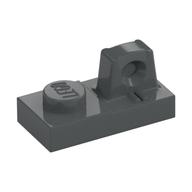 Hinge Plate 1 x 2 Locking with 1 Finger On Top (Dark Bluish Gray)