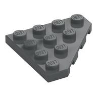 Wedge Plate 4 x 4 Cut Corner (Dark Bluish Gray)