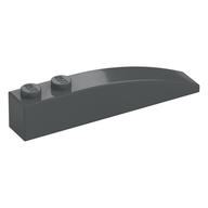 Brick Curved 6 x 1 (Dark Bluish Gray)