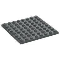 Plate 8 x 8 (Dark Bluish Gray)