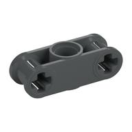 Technic Axle and Pin Connector Perpendicular 3L with Centre Pin Hole (Dark Bluish Gray)