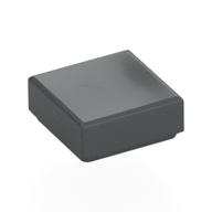 Tile 1 x 1 with Groove (Dark Bluish Gray)