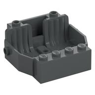 Vehicle Base 6 x 5 x 2 [2 Seats] (Dark Bluish Gray)