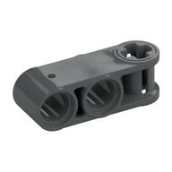 Technic Axle and Pin Connector Perpendicular 3L with 2 Pin Holes (Dark Bluish Gray)