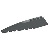 Brick Wedged, Curved 12 x 3 Left (Dark Bluish Gray)