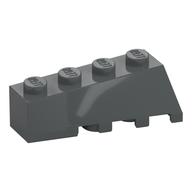 Brick Wedged, Sloped 45° 4 x 2 Left (Dark Bluish Gray)