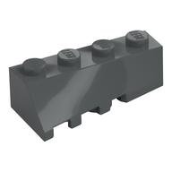 Brick Wedged, Sloped 45° 4 x 2 Right (Dark Bluish Gray)