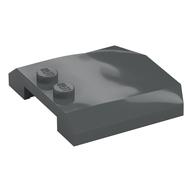 Brick Wedged, Curved Triple 4 x 4 x 2/3, 2 Studs (Dark Bluish Gray)