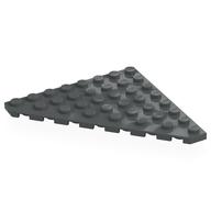 Wedge Plate 8 x 8 Cut Corner (Dark Bluish Gray)