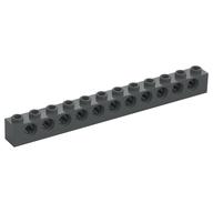 Technic Brick 1 x 12 [11 Pin Holes] (Dark Bluish Gray)