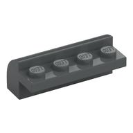 Brick Curved 2 x 4 x 1 1/3 (Dark Bluish Gray)