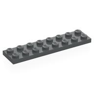 Plate 2 x 8 (Dark Bluish Gray)