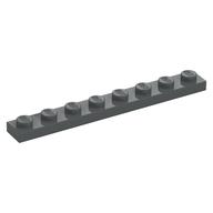 Plate 1 x 8 (Dark Bluish Gray)