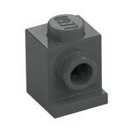 Brick Special 1 x 1 with Headlight (Dark Bluish Gray)