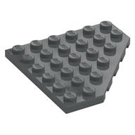 Wedge Plate 6 x 6 Cut Corner (Dark Bluish Gray)