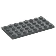 Plate 4 x 8 (Dark Bluish Gray)