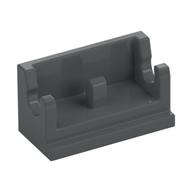 Hinge Brick 1 x 2 Base (Dark Bluish Gray)