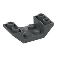 Brick Sloped Inverted 45° 4 x 2 Double with 2 x 2 Recessed (Dark Bluish Gray)