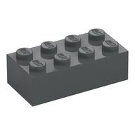 Brick 2 x 4 (Dark Bluish Gray)