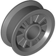 Wheel Spoked 2 x 2 with Pin Hole (Dark Bluish Gray)