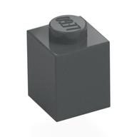 Brick 1 x 1 (Dark Bluish Gray)