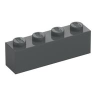 Brick 1 x 4 (Dark Bluish Gray)