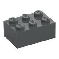 Brick 2 x 3 (Dark Bluish Gray)