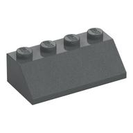 Brick Sloped 45° 2 x 4 (Dark Bluish Gray)