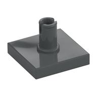 Tile Special 2 x 2 with Top Pin (Dark Bluish Gray)