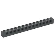 Technic Brick 1 x 14 [13 Pin Holes] (Dark Bluish Gray)