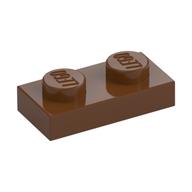 Plate 1 x 2 (Reddish Brown)