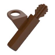 Minifig Neckwear Weapon Arrow Quiver (Reddish Brown)