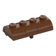 Treasure Chest Lid [Thick Hinge] (Reddish Brown)