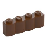 Brick Special 1 x 4 Palisade [aka Log] (Reddish Brown)