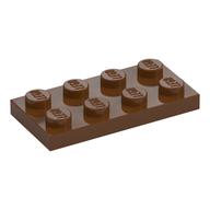 Plate 2 x 4 (Reddish Brown)
