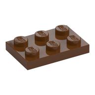 Plate 2 x 3 (Reddish Brown)