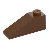 Brick Sloped 33° 3 x 1 (Reddish Brown)