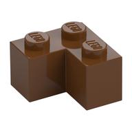 Brick 2 x 2 Corner (Reddish Brown)