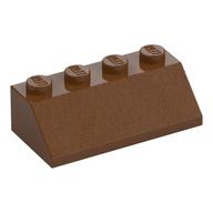 Brick Sloped 45° 2 x 4 (Reddish Brown)