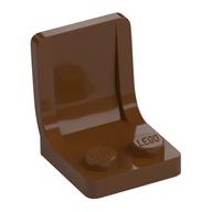 Seat / Chair 2 x 2 (Reddish Brown)