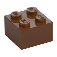 Brick 2 x 2 (Reddish Brown)