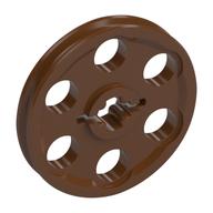 Technic Wedge Belt Wheel [aka Pulley] (Reddish Brown)