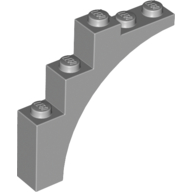Brick Arch 1 x 5 x 4 [Continuous Bow] (Light Bluish Gray)