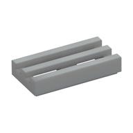Tile Special 1 x 2 Grille with Bottom Groove (Light Bluish Gray)