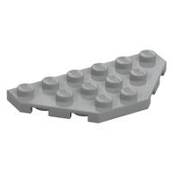 Wedge Plate 3 x 6 Cut Corners (Light Bluish Gray)
